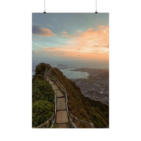 Stairway to Heaven Oahu Hawaii Photography Print - Etsy