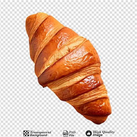 Premium PSD Croissant Isolated On Transparent Background