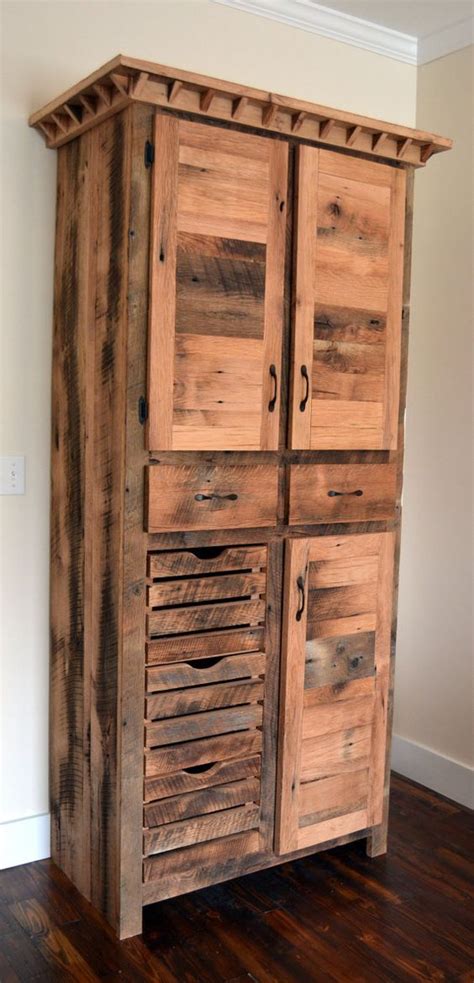 Rustic Pantry Cabinets Tall Kitchen Pantry Cabinet Barn Door Pantry