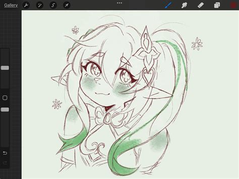 Nahida Sketch Rgenshinimpact