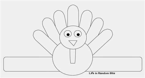 Free Printable Turkey Headband Template Hartman