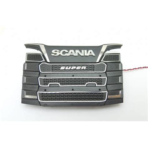 Front Grill Scania Logo Led White