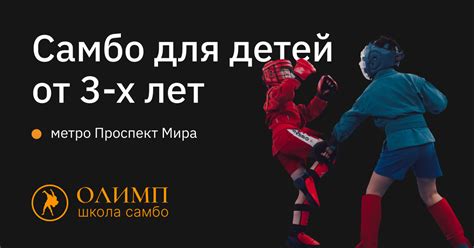 Самбо для детей от 3-х лет — Школа Самбо «Олимп»