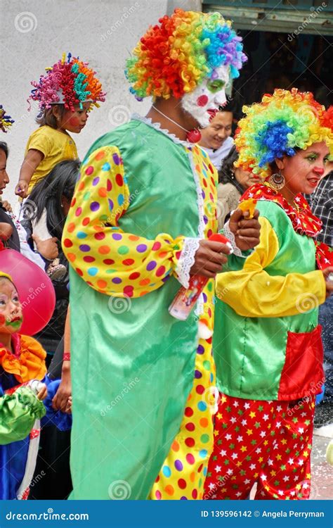 Carnival parade in Ecuador editorial photography. Image of holiday - 139596142