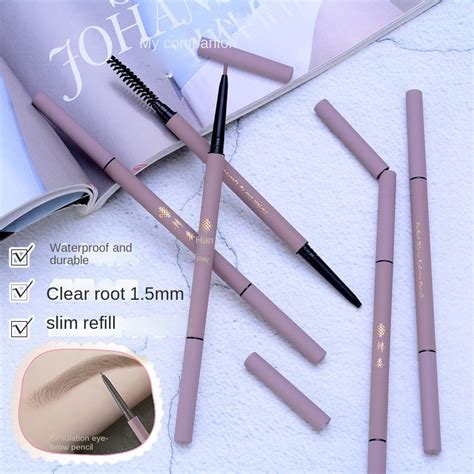 Double Headed Thin Headed Ultra Fine Eyebrow Writing Brush For