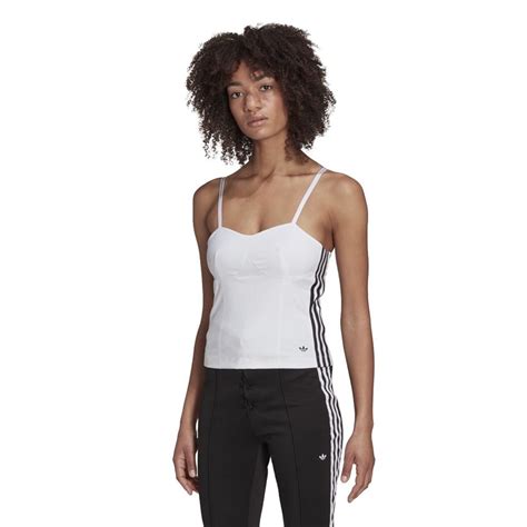 Buy Adidas Originals Womens Trefoil Moments Corset Top White