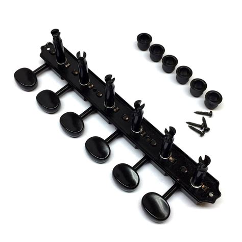 Wj B Wilkinson Deluxe Inline Black Vintage Tuners For Fender