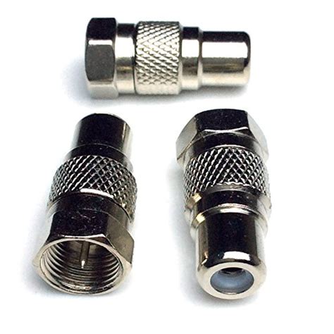 CESS F Type Male To RCA Female Connector Coupler Coax Cable Adapter