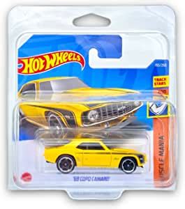 Hot Wheels Copo Camaro Yellow Muscle Mania