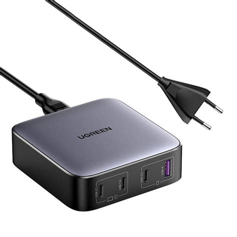 UGREEN 90928B Ładowarka sieciowa 100W CD328 Nexode 3xUSB C USB A GaN