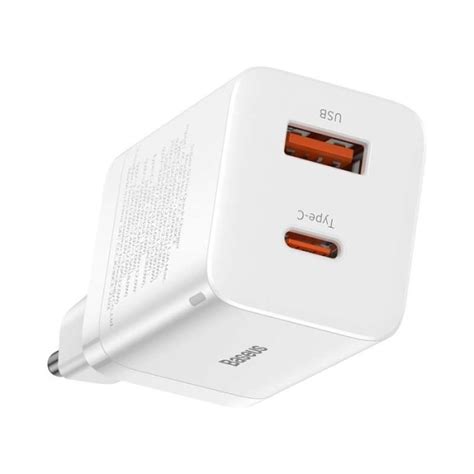 jual baseus charger  port usb type ca quick charge super  pro qc pd