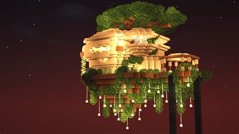 I Made A Floating Island House R Minecraftbuilds