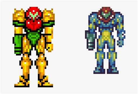 Metroid Prime Samus Sprite