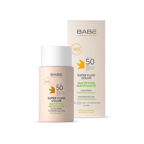 Babe Fotoprotector Solar Super Fluid Color Matificante Spf Ml Fluido Facial Dermacenter
