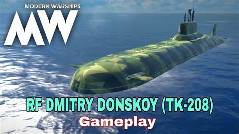 Modern Warships RF DMITRY DONSKOY TK 208 Russian Submarine Online