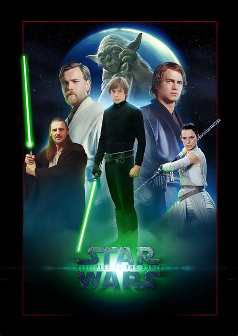 Fanart Star Wars Poster The Light Side By Uebelator On Deviantart