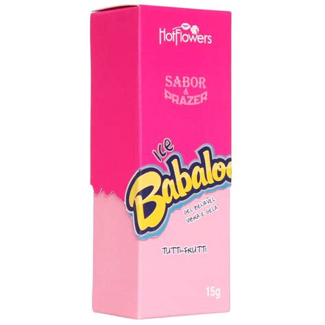 Ice Babaloo Gel Beijável Vibra E Gela Hot Flowers Litoral Sex Shop