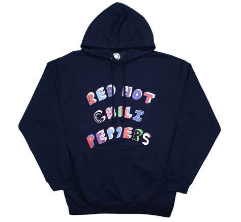 楽天市場Red Hot Chili Peppers RED HOT CHiLI PEP9ERS Hoodie Dark Navy レッドホットチリペッパーズ フード