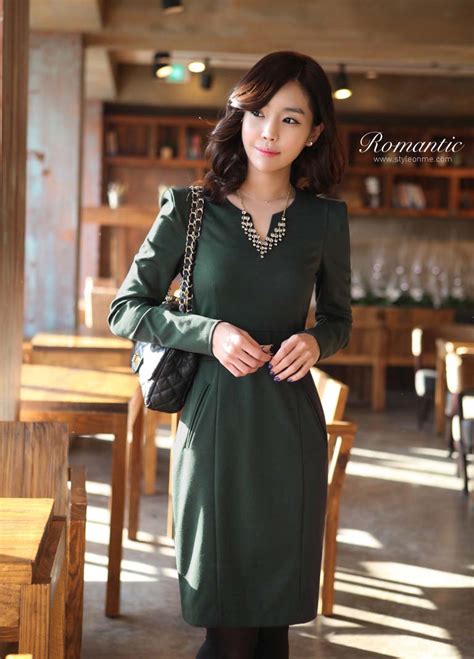 DRESS KOREA PANJANG MODEL LENGAN PANJANG Jual Model Terbaru Murah