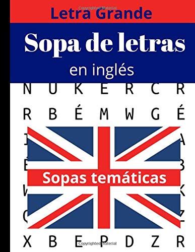 Buy Sopa de letras en inglès libro de sopa de letras para adultos y