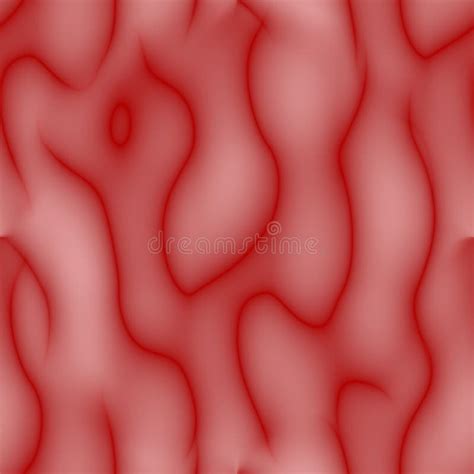 Red Seamless Texture Red Abstraction With Blurred Patterns Curves Vertical Lines Stock