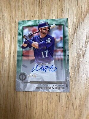 Topps Tribute Mitch Haniger Seattle Mariners Autographed Card D