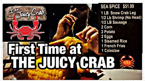 First Time At The Juicy Crab 🦀 Youtube