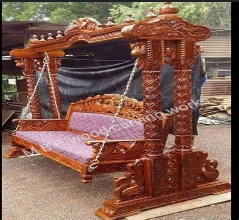 Modern Indian Wooden Swings Jhula Full Carving At Rs 135000 Piece In