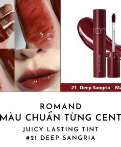 Son Romand Màu Deep Sangria Màu Đỏ Mận Đẹp Nhất Hot Nhất