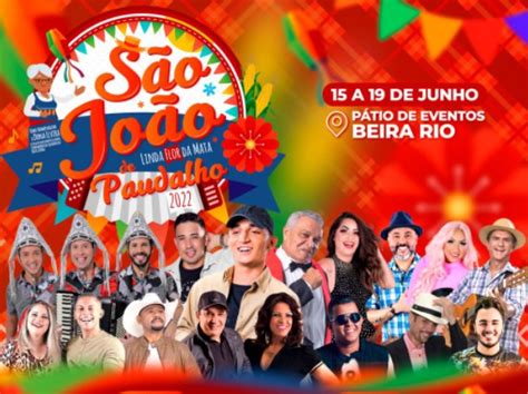 Paudalho Anuncia Sua Festa De S O Jo O Confira Os Shows E Artistas