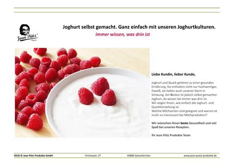 PDF Joghurt Selbst Gemacht Ganz Einfach Mit Unseren Joghurt