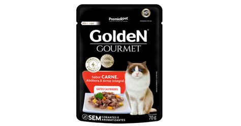 Alimento Mido Sach Golden Gourmet Gatos Castrados Carne G Pet