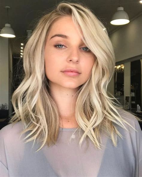 36 Stunning Medium Length Bob Hairstyles Ideas Fashionmoe Hair Styles Medium Length Blonde