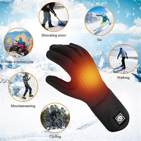 Savior Heat Heated Gloves Battery Electric Heated Glove Liners For Men