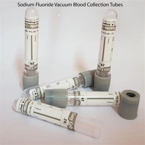 Sodium Fluoride Vacuum Blood Collection Tubes Plastic At Rs 2 99 Piece