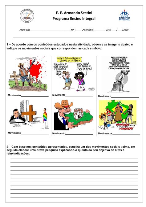 Atividades Sobre Desigualdade Social Para 5o Ano - Acessaber