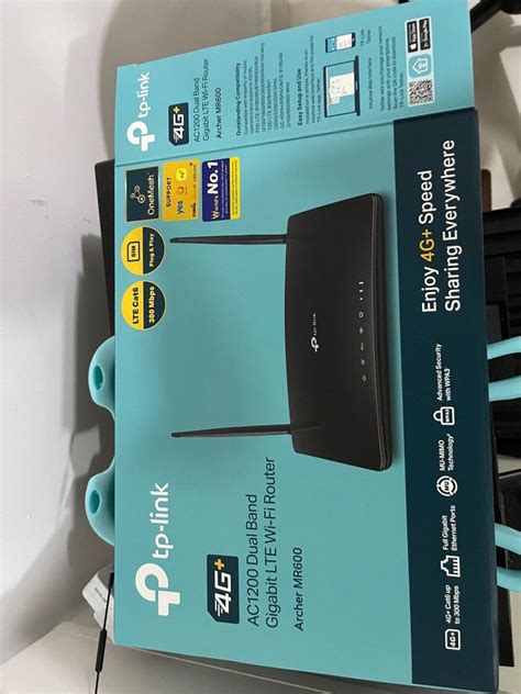 Tplink Archer MR600 4G+ LTE Modem Router v3, Computers & Tech, Parts ...