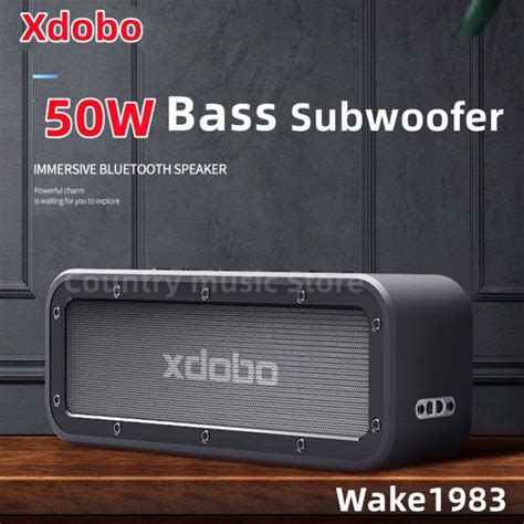 Original Xdobo Wake1983 50W Bluetooth Speaker Portable Wireless Super