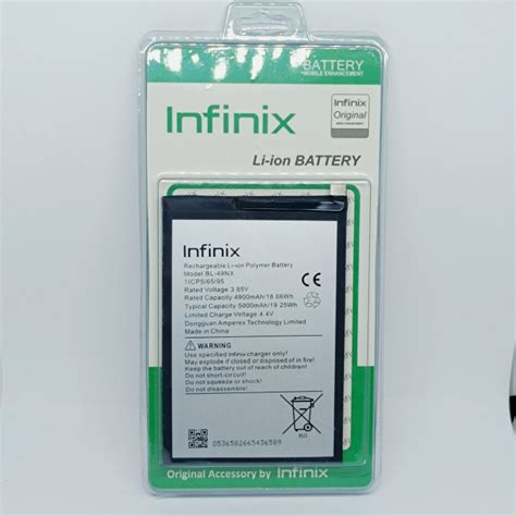 Jual BATERAI BATRE INFINIX HOT I X B X D SMART BL NX ORIGNAL