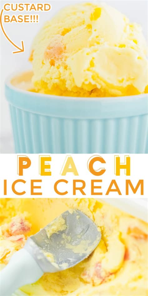 Fresh Peach Ice Cream Recipe For Ice Cream Maker