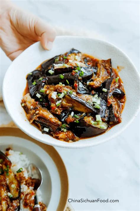 Chinese Yu Xiang Eggplant Recipe China Sichuan Food