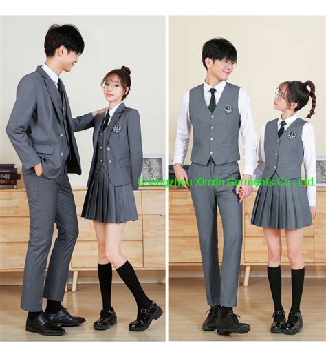 Custom British School Blazer Suit Secondary School Uniform High School