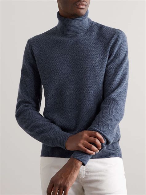 Blue Cashmere Turtleneck Ralph Lauren Purple Label Mr Porter