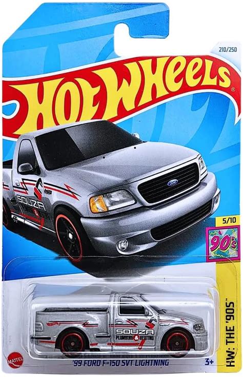 Hot Wheels 2024 99 Ford F 150 SVT Lightning HW The 90S Ages 3 And Up Grey Amazon In Toys