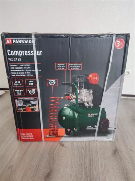 Parkside Compresseur D Air Pko B W Pour Outils Pneumatiques