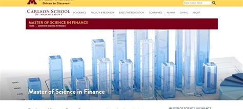 university  minnesota master  science  finance   reviews