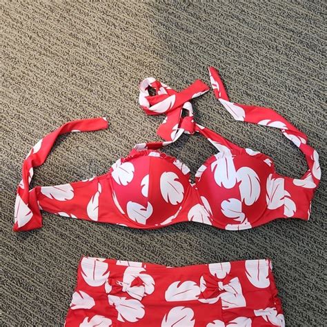 Hot Topic Swim Disney Lilo And Stitch Bikini Size Medium Poshmark