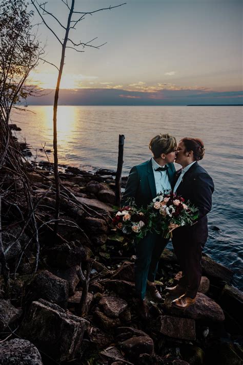 A Big Gay Summer Camp Wedding In Wisconsin Offbeat Wed Was Offbeat Bride