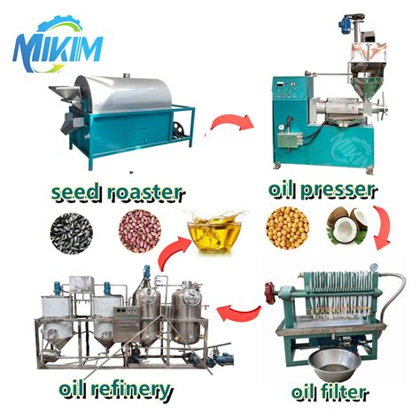 10t 50t 100t Cooking Oil Processing Making Machinery Sunflower Oil