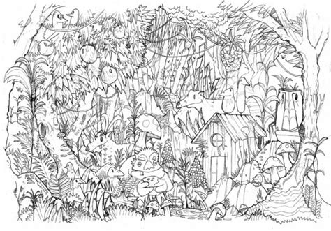 Coloriage Animaux Sauvages De La Jungle Animaux Dessin